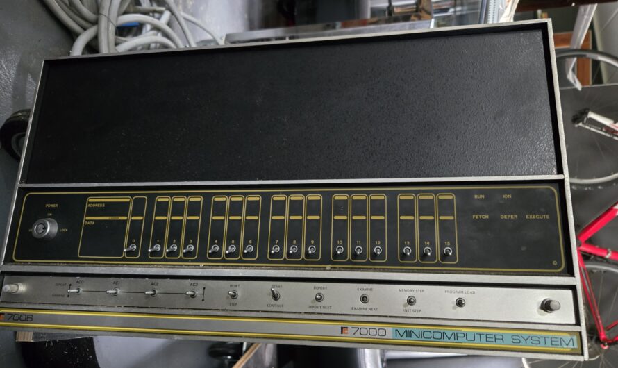 1970s minicomputer system found in attic